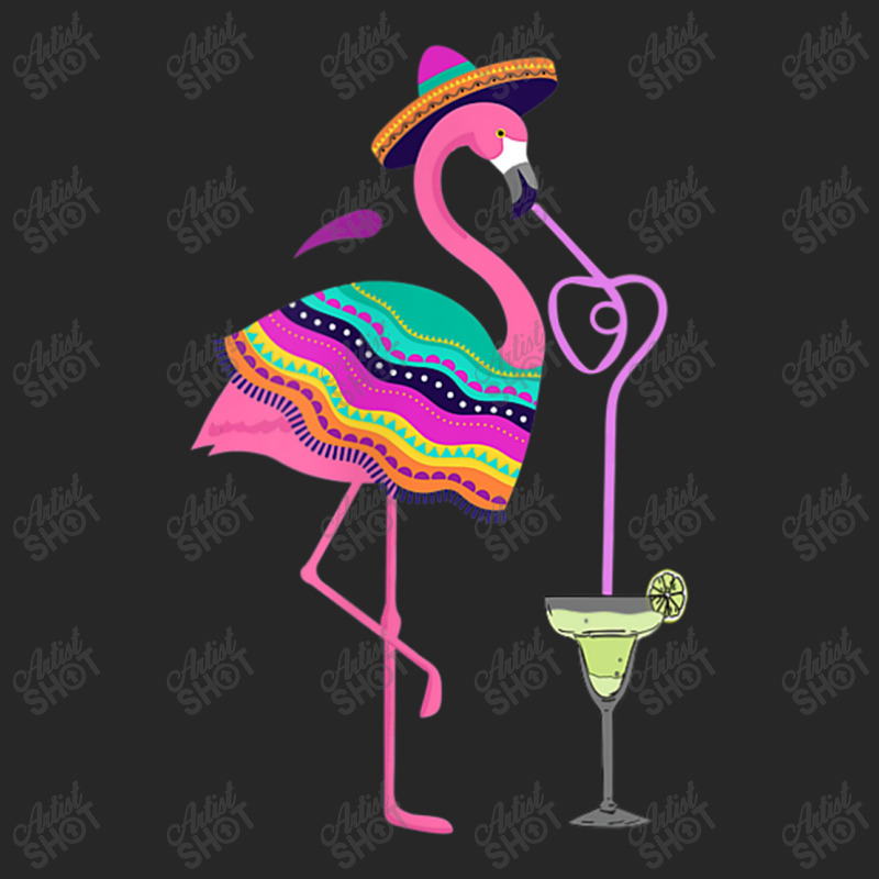 Flamingo Flamingo Drinking Margarita Mexican Poncho Cinco De Mayo 310 Men's T-shirt Pajama Set by criticizematter | Artistshot