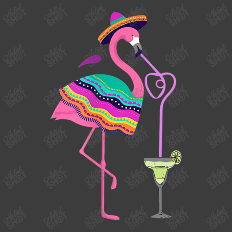 Flamingo Flamingo Drinking Margarita Mexican Poncho Cinco De Mayo 310 Men's Polo Shirt by criticizematter | Artistshot