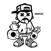 Hustle Youth Hoodie | Artistshot