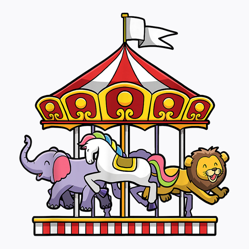 Horse Carousel Cute Carnival Ride Animals Circus T Shirt T-shirt | Artistshot