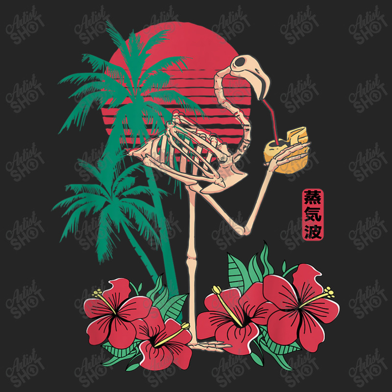 Flamingo Flamingo Skeleton Flower Retro Funny Crazy Drinking Flamingo Unisex Hoodie by criticizematter | Artistshot