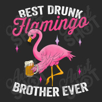 Flamingo Drunk Flamingo Flamingo Drinking Beer Printed Hat | Artistshot