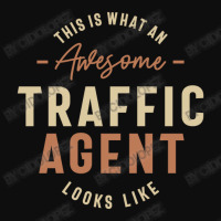 Funny Awesome Traffic Agent Job Occupation Crop Top | Artistshot