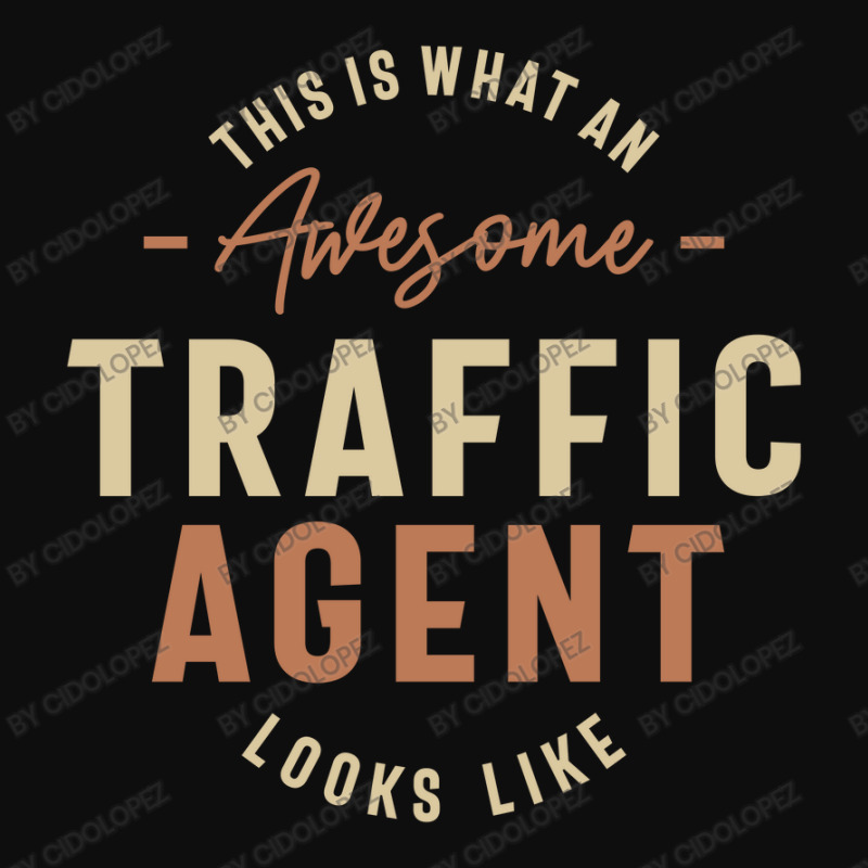 Funny Awesome Traffic Agent Job Occupation Crop Top by cidolopez | Artistshot