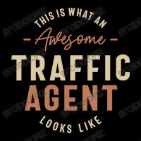 Funny Awesome Traffic Agent Job Occupation Cropped Hoodie | Artistshot