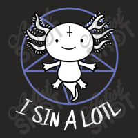 I Sin A Hail Satan Pentagram Ladies Fitted T-shirt | Artistshot