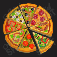 Cool,pizza,with,toppings,(2) T-shirt | Artistshot