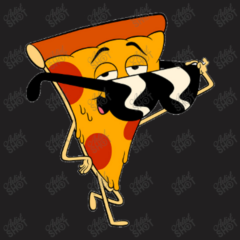 Cool,steve,pepperoni,cartoon,pizza T-Shirt by pertama | Artistshot