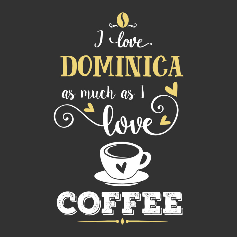 I Love Dominica As Much As I Love Coffee Gift For Him Baby Bodysuit by dikacandir | Artistshot