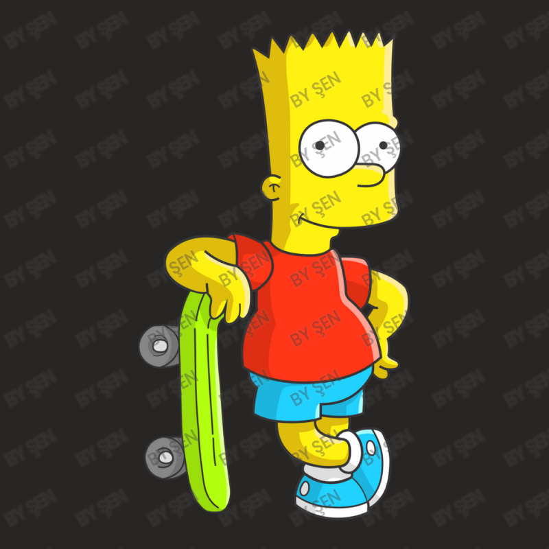 Bart Simpson Ladies Fitted T-Shirt by ŞEN | Artistshot