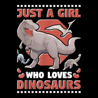 Just A Girl Who Loves Dinosaurs T Shirt V-neck Tee | Artistshot