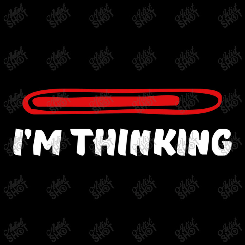 I'm Thinking Funny Slogan Zipper Hoodie | Artistshot