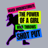 Track And Field Girl Power Shot Put Thrower T Shirt Tank Dress | Artistshot