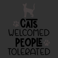 Cats T Shirt Cats Welcomed People Tolerated T Shirt Baby Bodysuit | Artistshot