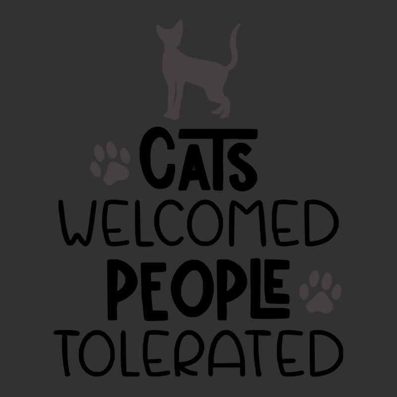 Cats T Shirt Cats Welcomed People Tolerated T Shirt Baby Bodysuit by macadamiatalkative | Artistshot