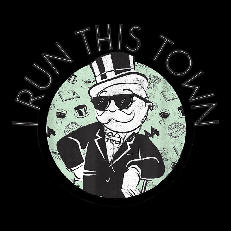 Monopoly I Run This Town T Shirt Adjustable Cap by erisseby | Artistshot