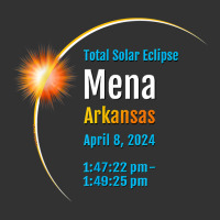 Mena Arkansas Ar Total Solar Eclipse 2024  1  T Shirt Baby Bodysuit | Artistshot