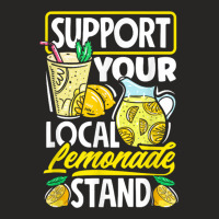 Lemonade Stand Juice Store Support Your Local Lemonade Stand Ladies Fitted T-shirt | Artistshot