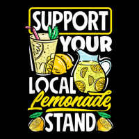 Lemonade Stand Juice Store Support Your Local Lemonade Stand Cropped Hoodie | Artistshot