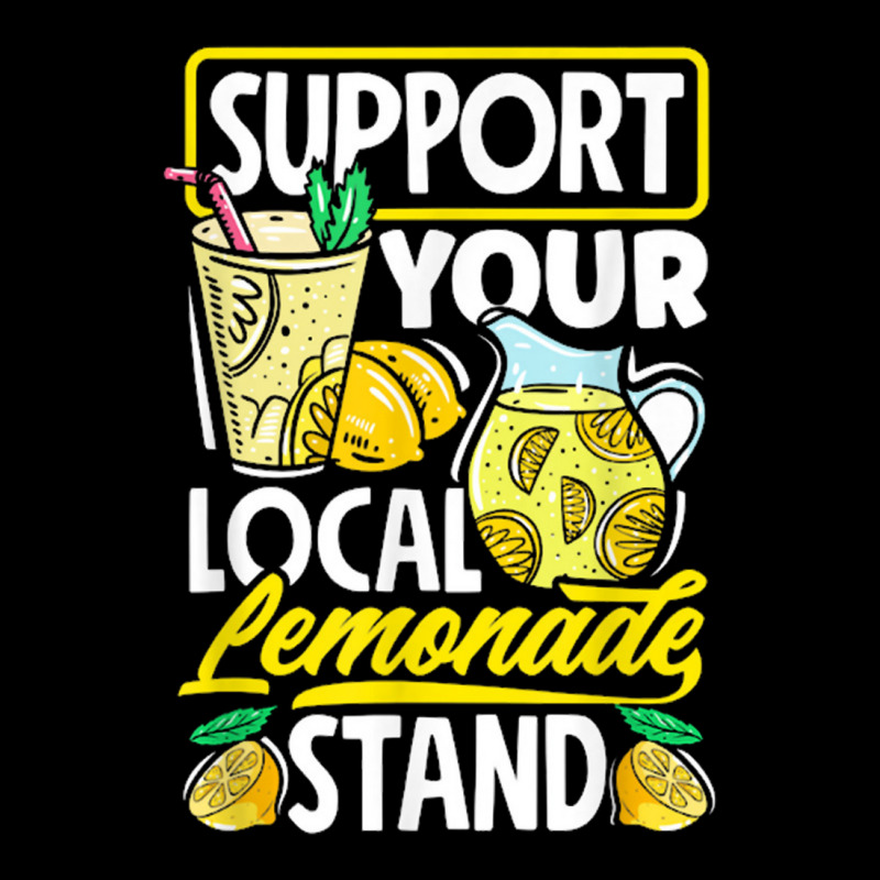 Lemonade Stand Juice Store Support Your Local Lemonade Stand Cropped Hoodie by nbobatiga | Artistshot