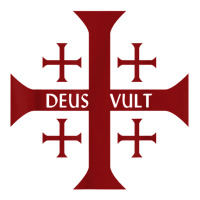 Crusader Christianity Deus Vult God Will Crewneck Sweatshirt | Artistshot