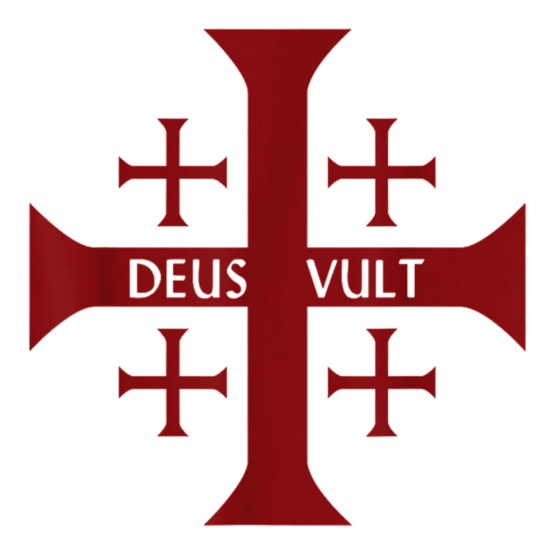 Crusader Christianity Deus Vult God Will Crewneck Sweatshirt | Artistshot