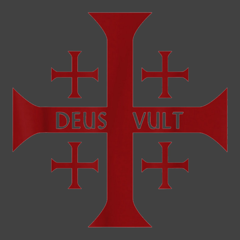 Crusader Christianity Deus Vult God Will Vintage T-shirt | Artistshot