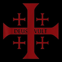 Crusader Christianity Deus Vult God Will Fleece Short | Artistshot