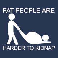 Fat People Are Harder To Kidnap Funny Men Denim Jacket | Artistshot