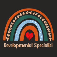 Funny Developmental Specialist Boho Rainbow Back To School T Shirt Ladies Fitted T-shirt | Artistshot