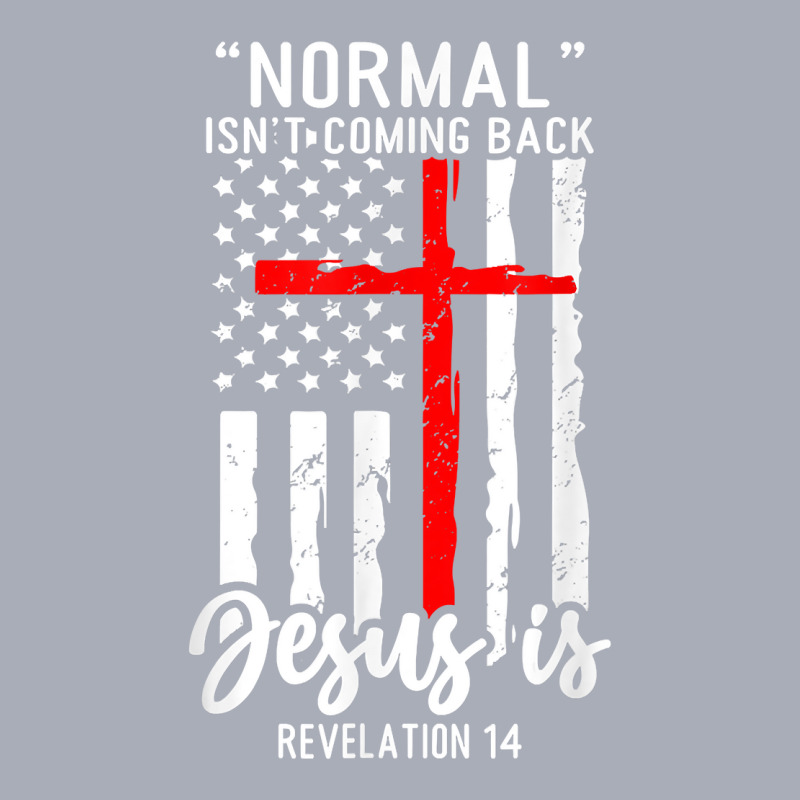 Normal Isn't Coming Back Jesus Is Revelation 14 Christian T Shirt Tank Dress by erisseby | Artistshot