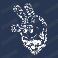 #machine #gun #skull Ladies Denim Jacket | Artistshot