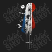 Guitar Bass Guitar Headstock French Flag For Bassist From France Classic T-shirt | Artistshot