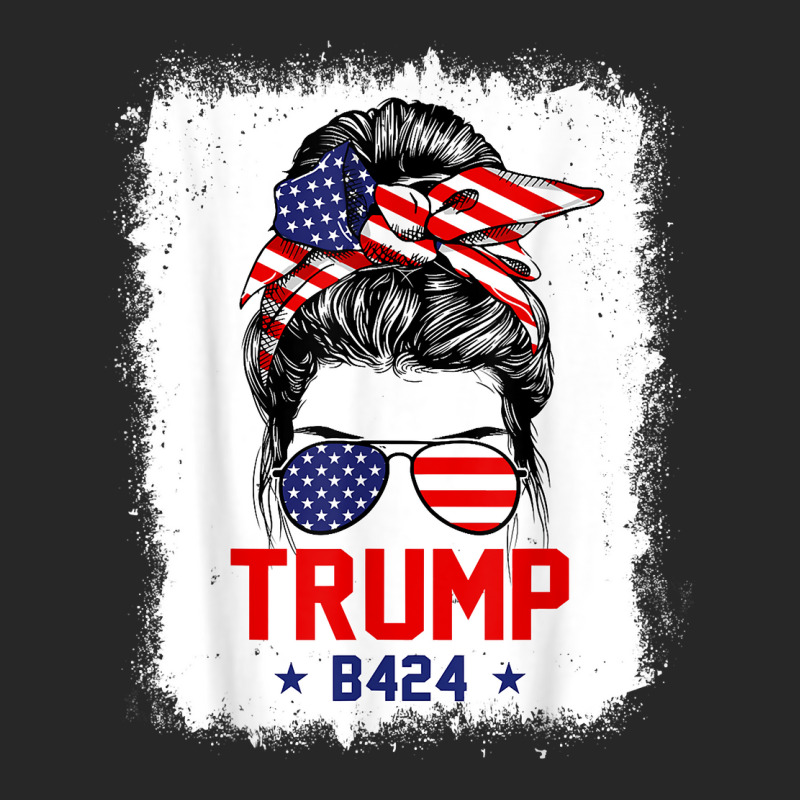 Messy Bun Trump B424 Before 2024 Trump Before 2024 Us Flag T Shirt ...