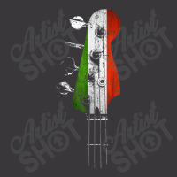 Guitar Bass Guitar Headstock Italian Flag For Bassist Bass Player Ladies Curvy T-shirt | Artistshot