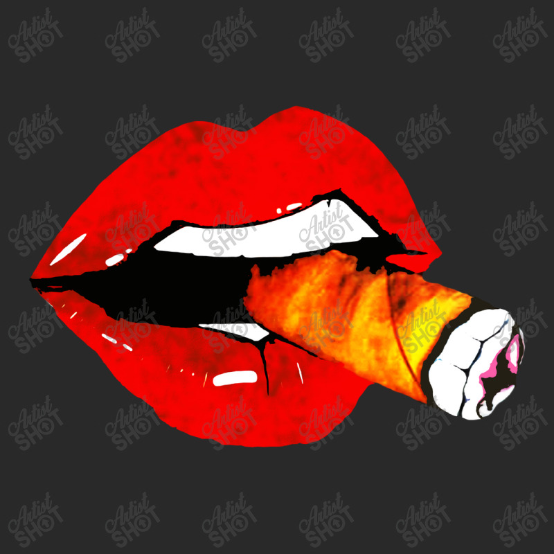 Women Smoke Cuban Cigar Lit Red Lips Smokings Toddler T-shirt by Agus w | Artistshot