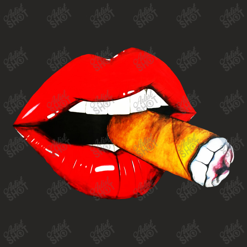 Women Smoke Cuban Cigar Ladies Fitted T-Shirt by Agus w | Artistshot