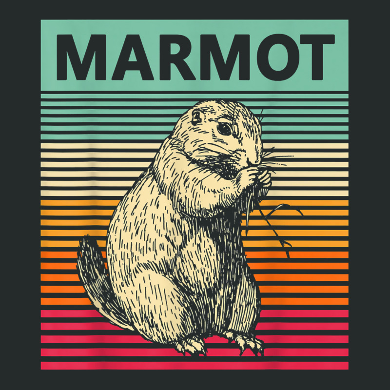 Retro Marmot Vintage Marmot T Shirt Women's Triblend Scoop T-shirt by erisseby | Artistshot