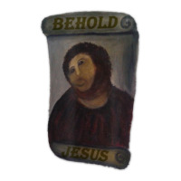 Behold, Jesus Fresco T Shirt Men's 3/4 Sleeve Pajama Set | Artistshot