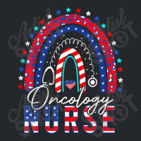 Nurse Cool Patriotic Oncology Nurse Usa Flag Rainbow 4th Of July Crewneck Sweatshirt | Artistshot