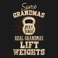 Some Grandmas Play Bingo Real Grandmas Lift Weights Tank Top Full-length Apron | Artistshot