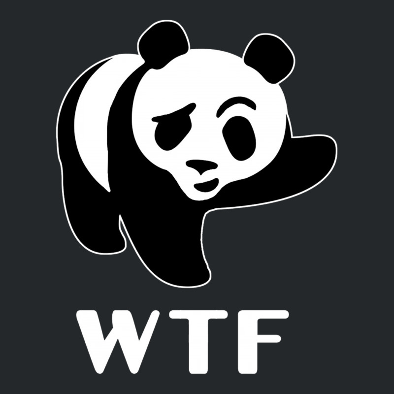 Wtf Panda Crewneck Sweatshirt | Artistshot