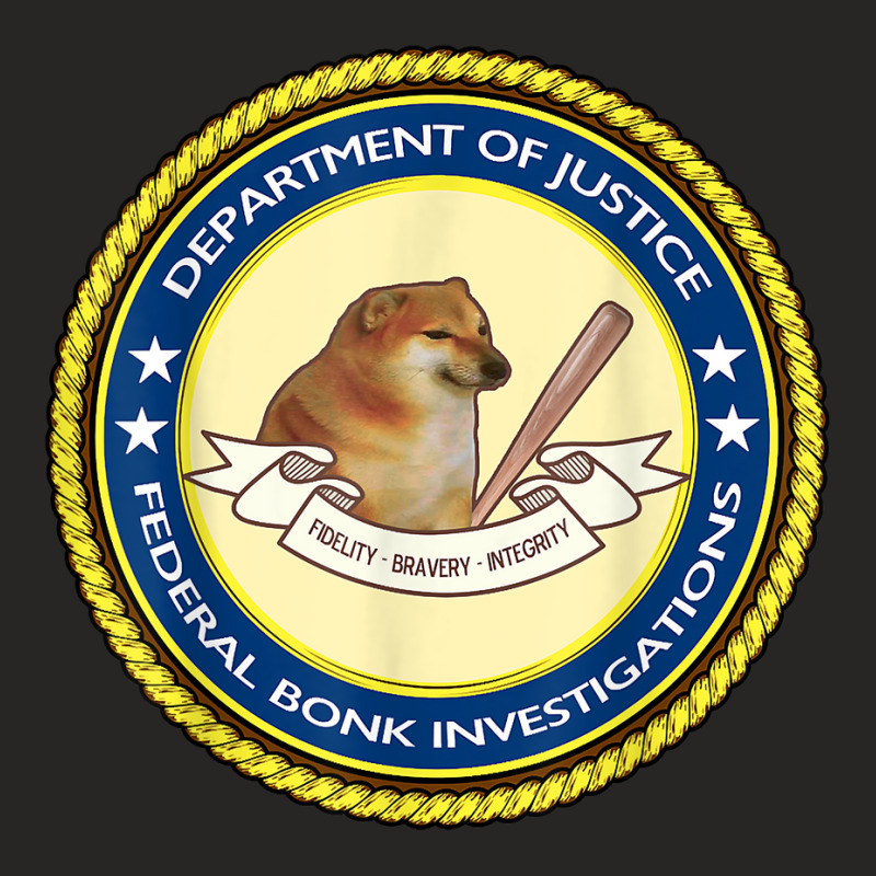 Federal Bonk Investigations   Cheems Doge Meme T Shirt Ladies Fitted T-Shirt by mikidicosmo | Artistshot