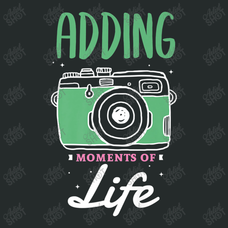 Photographer Adding Moments Of Life Design For A Photograph Photograph Women's Triblend Scoop T-shirt | Artistshot