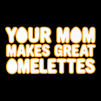 Your Mom Makes Great Omelettes Cropped Hoodie | Artistshot