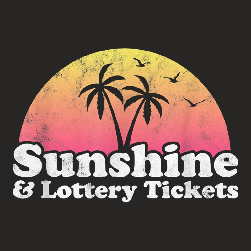 Sunshine And Lottery Tickets T Shirt Ladies Fitted T-Shirt by malyahdepetris | Artistshot