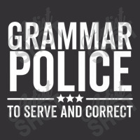 Police Grammar Police To Serve And Correct Funny Book Literature Vintage Short | Artistshot