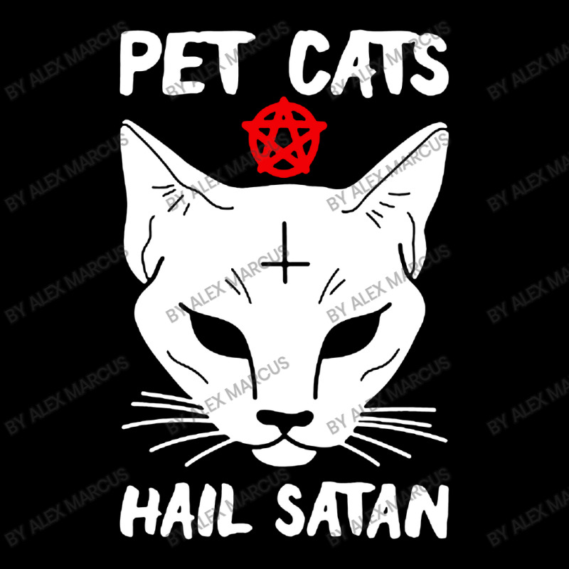 Pet Cats Hail Satan V-Neck Tee by ALex Marcus | Artistshot