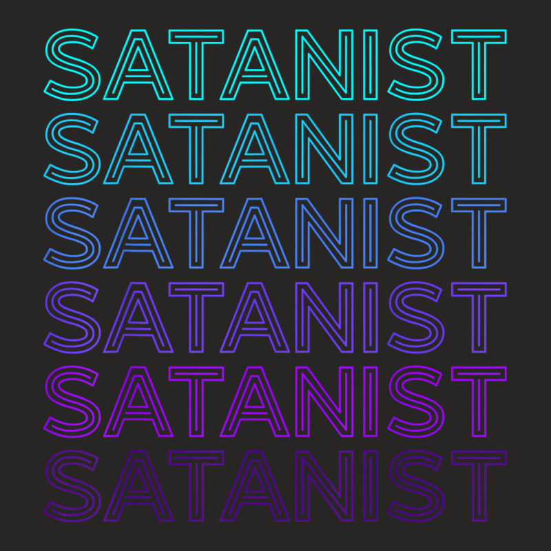 Satanist Satanism Satanic Retro T Shirt Ladies Fitted T-Shirt by malyahdepetris | Artistshot