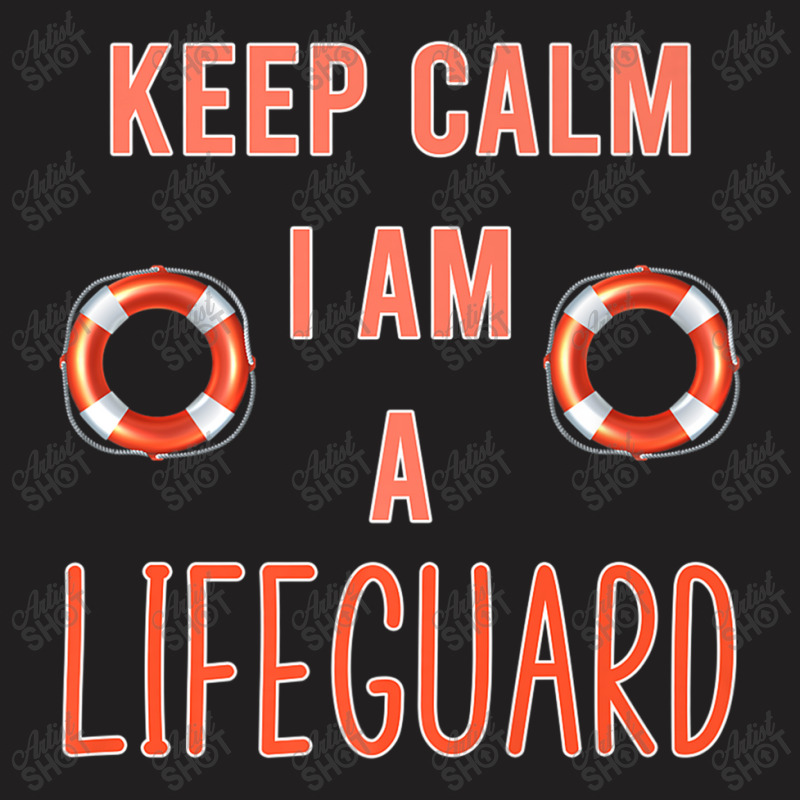 Police Keep Calm I Am A Life Guard Seashore Marine Police Duty T-shirt | Artistshot